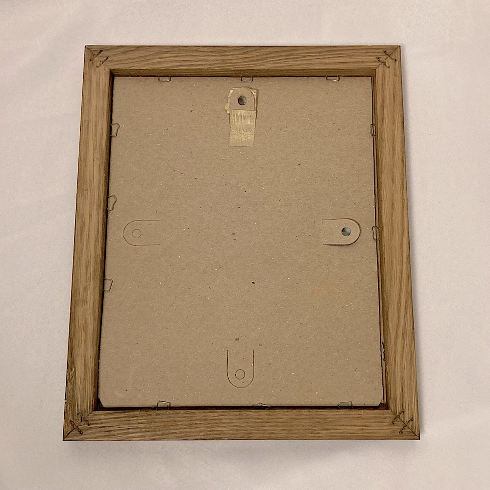 💫 Vintage Wooden 8” x 10” Picture Frame Hangable - Picture 2 of 7